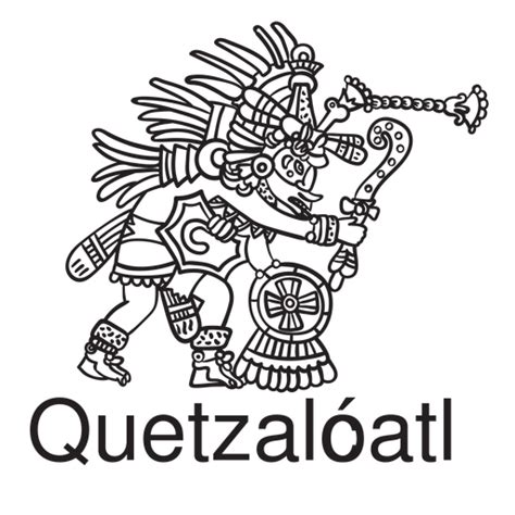 Dibujo De Quetzalcoatl Para Colorear Clipart Mictlantecuhtli Aztec