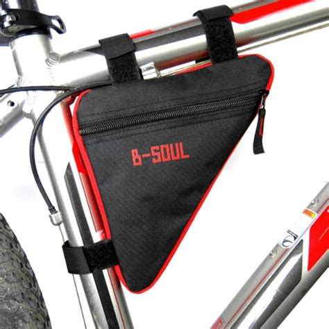 B Soul Waterproof Triangle Cycling Bicycle Bags Front Tube Frame Bag