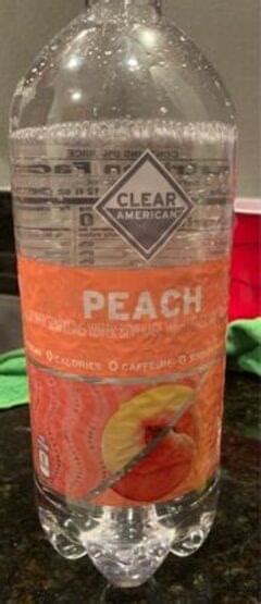 Sams Choice Golden Peach Clear American Golden Peach Sparkling Water