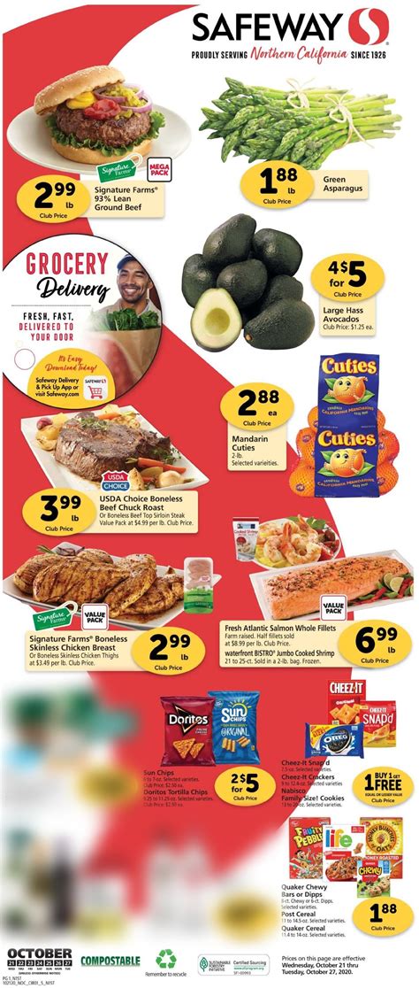 Safeway Ad Circular - 10/21 - 10/27/2020 | Rabato