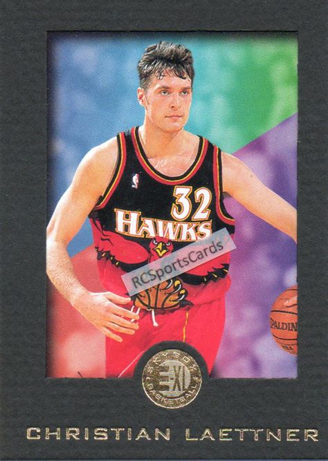 1995 96 Christian Laettner Hawks Itmn3130