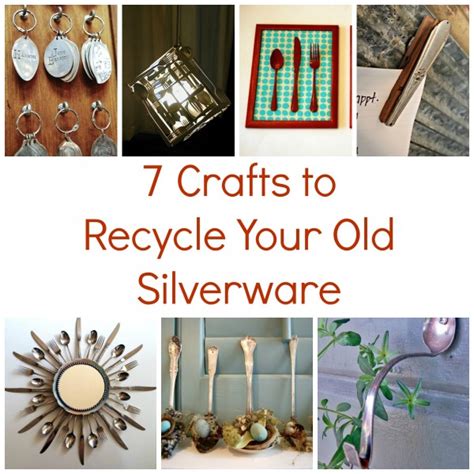 7 Crafts To Recycle Your Old Silverware Recycled Crafts