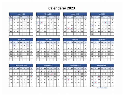 Calendario 2023 Con D 237 As Festivos En 2022 Almanaques Para Imprimir Reverasite