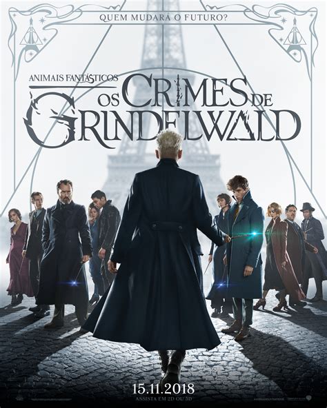 Ficha técnica titulo do filme: Animais Fantásticos: Os Crimes de Grindelwald ganha nova arte com os personagens principais ...