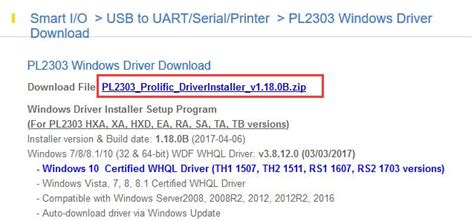 Fix Prolific Usb To Serial Comm Port Driver Error On Windows 1011