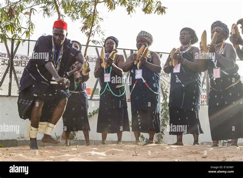 Dakar Senegal 23rd May 2014 Dancers Of Diola People Perform At The