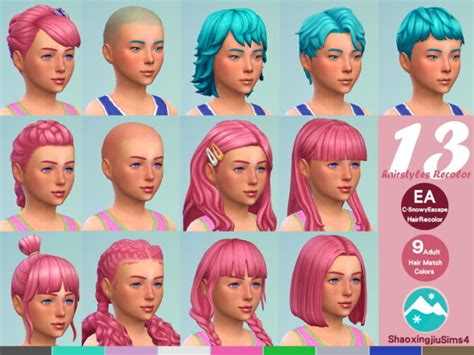How To Recolor Cc Hair Sims 4 Tutorial Pics