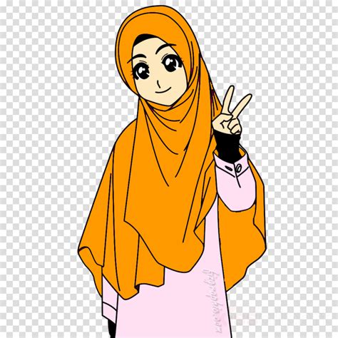 Download Chibi Clipart Muslimah Download Gambar Kartun Muslimah Png