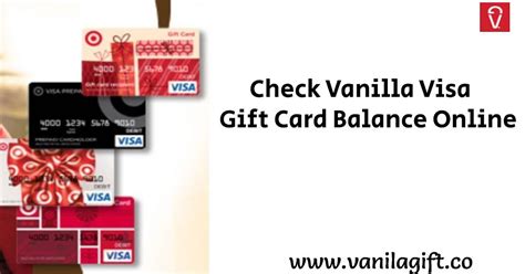 Check Vanilla Visa Gift Card Balance Online