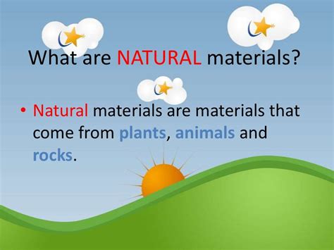 Natural And Manmade Materials