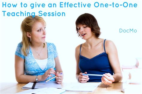 How To Give An Effective One To One Teaching Session Hubpages