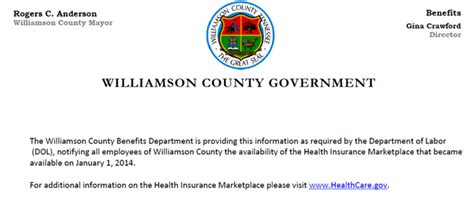 For costs and complete details of coverage, contact an insurance agent. Heath Insurance Marketplace | Williamson County, TN - Official Site