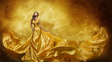 Girl With The Golden Dress
