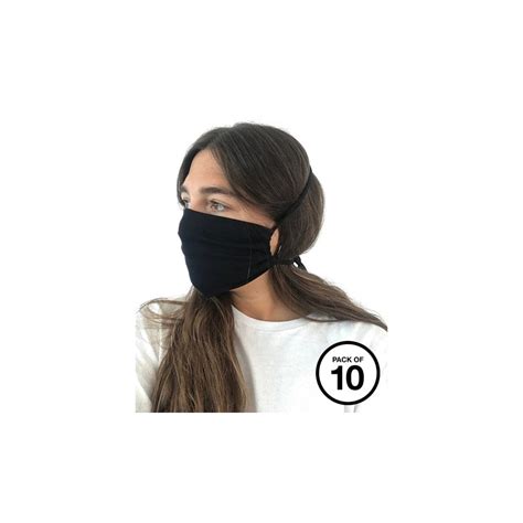 Organic Cotton Face Mask Pack Of 10 Buytshirtsonline