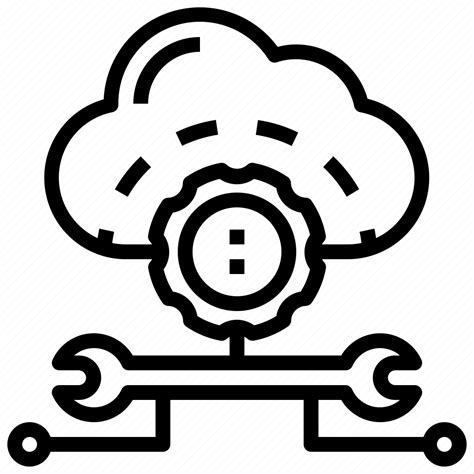 Settings Cloud Computing Data Deploy Storage Scalability Icon
