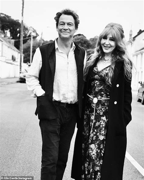 Actor Dominic West Is Seen Enjoying A Cheerful Evening With Charlotte