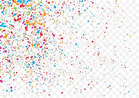 Transparent Background With Many Falling Tiny Round Confetti — Stock