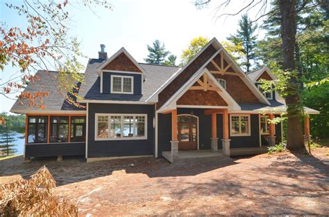 Muskoka Cottage And Boathouse Craftsman Exterior Toronto By