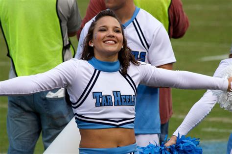 Pin By Fan Of Redheads On Photo Tribute To Unc Cheerleaders Unc Fans Only Football