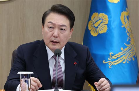 국무회의 주재하는 윤석열 대통령 오마이포토