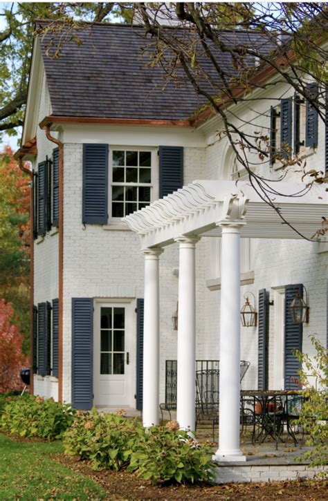 15 White House Blue Shutters Exterior Ideas Chrissy Marie Blog