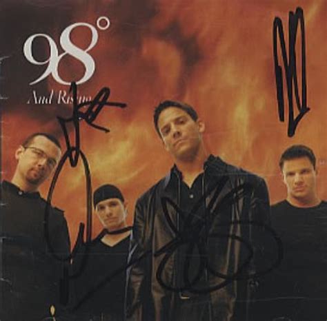 98 Degrees 98 Degrees And Rising Autographed Us Cd Album Cdlp 330244