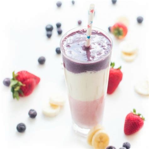 Red White And Blueberry Smoothie United Dairy Industry Of Michigan