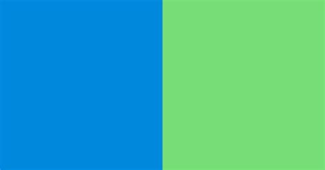 Perfect Blue With Green Color Scheme Blue