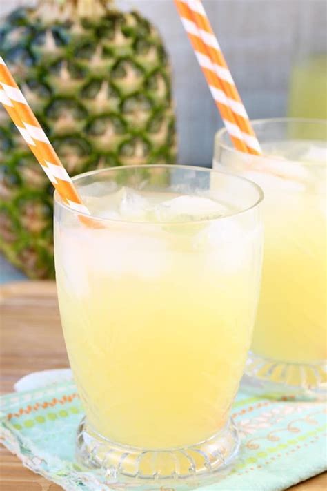 Easy And Delicious Pineapple Lemonade Recipe ~ Great For Summer Parties