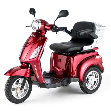 Veleco Zt15 3 Wheeled Electric Mobility Scooter 900w Red Buy Online