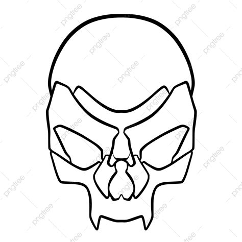 Line Art Design Vector Art Png Skull Logo Art Line Vector Design