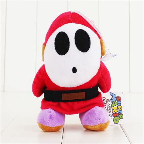 Super Mario Bros Shy Guy Plush Soft Doll Toy Figure Stuffed Animal T