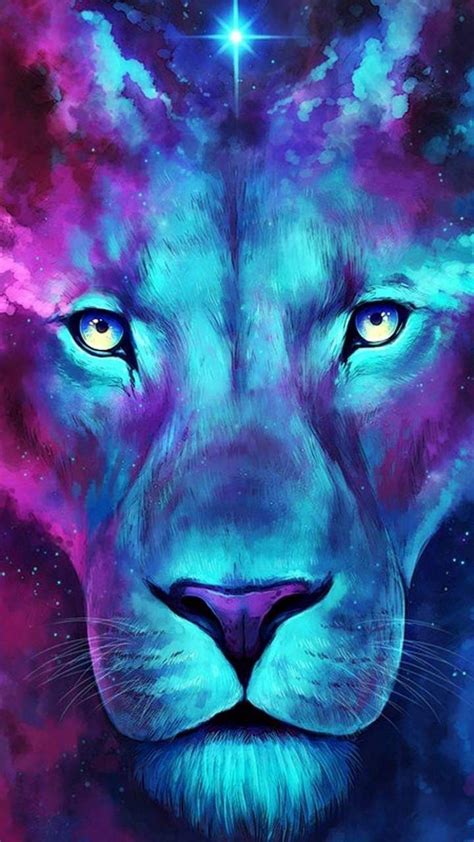 Galaxy Lion Wallpapers Wallpaper Cave