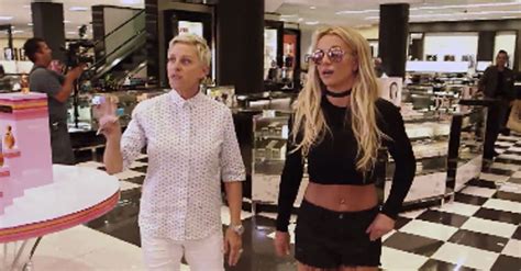 Ellen Degeneres And Britney Spears Test The Limits Of Celebrity In Mall Prank Gone Oh So Right