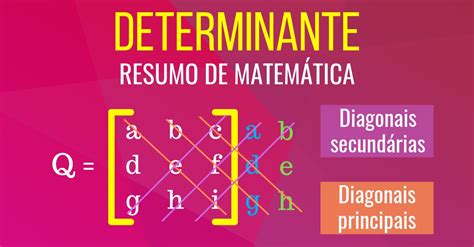 O que é o determinante de uma matriz propriedades e como calcular