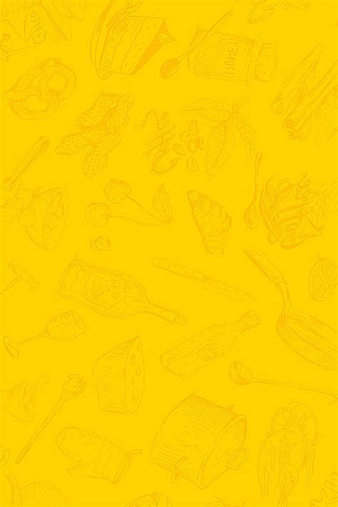 Cartel De La Comida De Fondo Amarillo Food Background Wallpapers