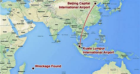 Map Of Malaysian Air Flight Route San Bernardino American News