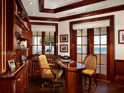 Sophisticated Key West Style Traditional Home Office Miami By