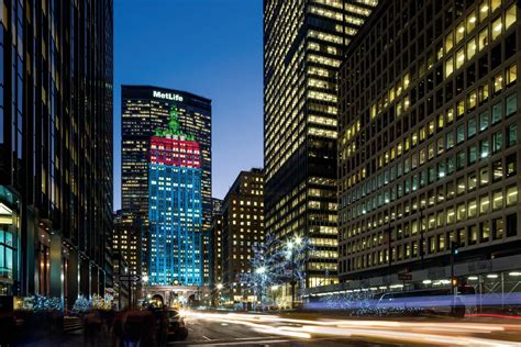 Transforming ordinary spaces into places that are extraordinary through careful listening & collaboration. 230 Park Avenue Façade Lighting - The Lighting Practice