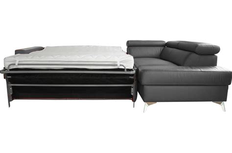 Canapé d angle convertible en cuir italien de luxe 5 6 places avec