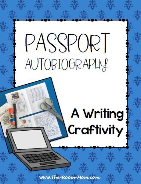 Autobiography Writing In The Form Of A Passport Fun Way To Publish