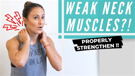 How To Strengthen Weak Neck Muscles Youtube