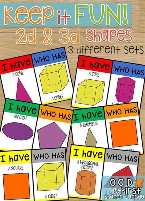 A Quick And Fun Way To Introduce Practice Or Review 2d And 3d Shapes