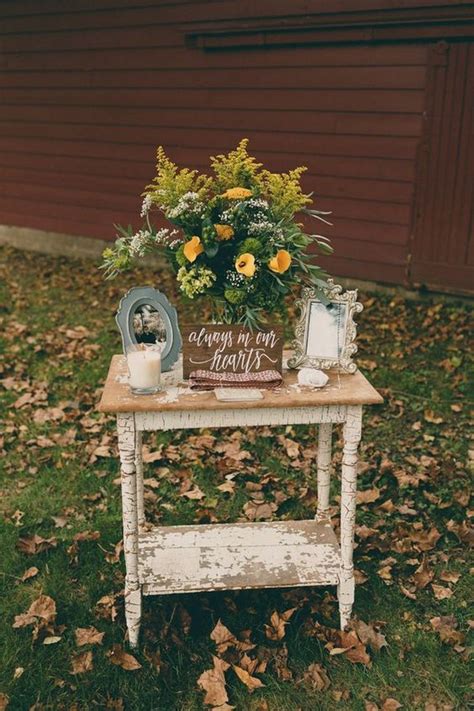 ️ 15 Wedding Memorial Table Decoration Ideas For Those Who Are Forever