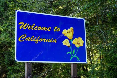 Welcome To California Highway Sign Stock Photo By ©terivirbickis 108955878