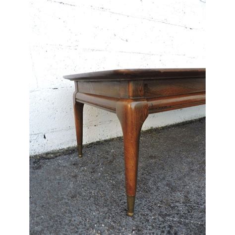 Also it is possible to zone the room by a special screen, light shelves or a long coffee table. Mid Century Modern Long and Narrow Coffee Table | Chairish