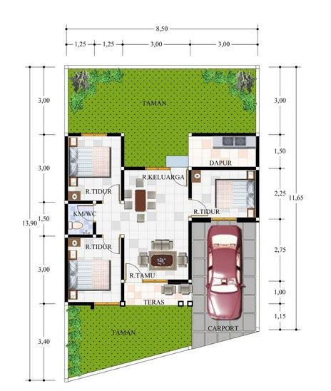 Denah Rumah Type Denah Sketsa Impian Taman Ebank Vrogue Co