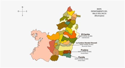 Mapa Del Valle Del Cauca Division Politica Del Valle Del Cauca