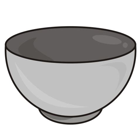 Outline Ice Cream Bowl Clipart Rectangle Circle
