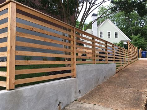 Custom Horizontal Cedar Fencing For Ormewood Park Home Allied Fence